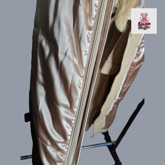 Terry Lewis Classic Luxuries Long 100% Leather and Faux Fur Trimmed Coat - Picture 14 of 16